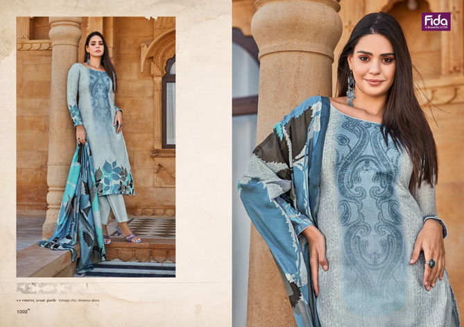 Shylah By Fida Digital Printed Blended Voile Cotton Dress Material Wholesale Clothing Suppliers In India